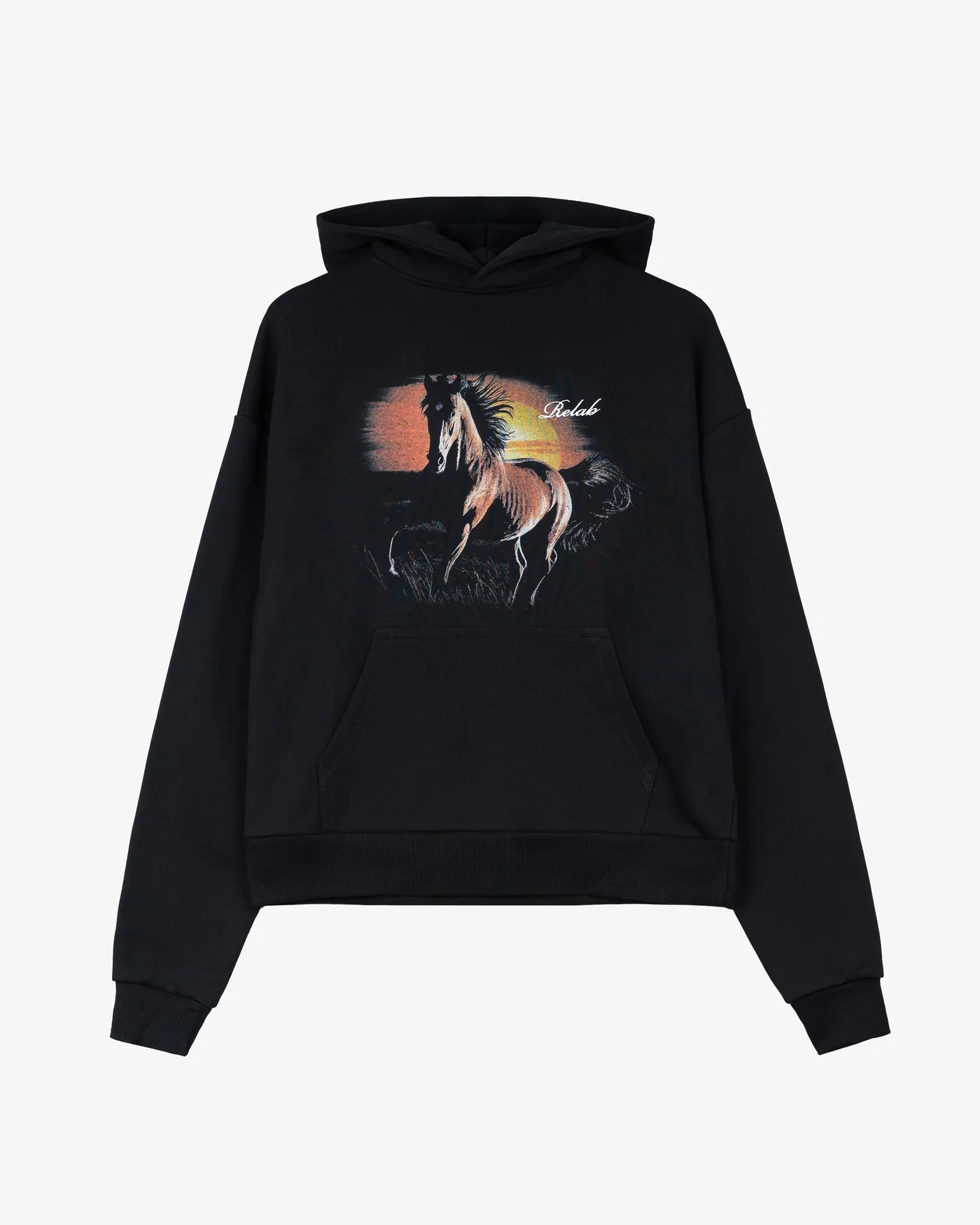 HORSE BLACK HOODIE / T-SHIRT