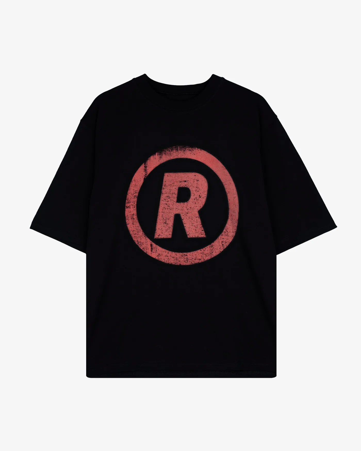 "R" TEE BLACK